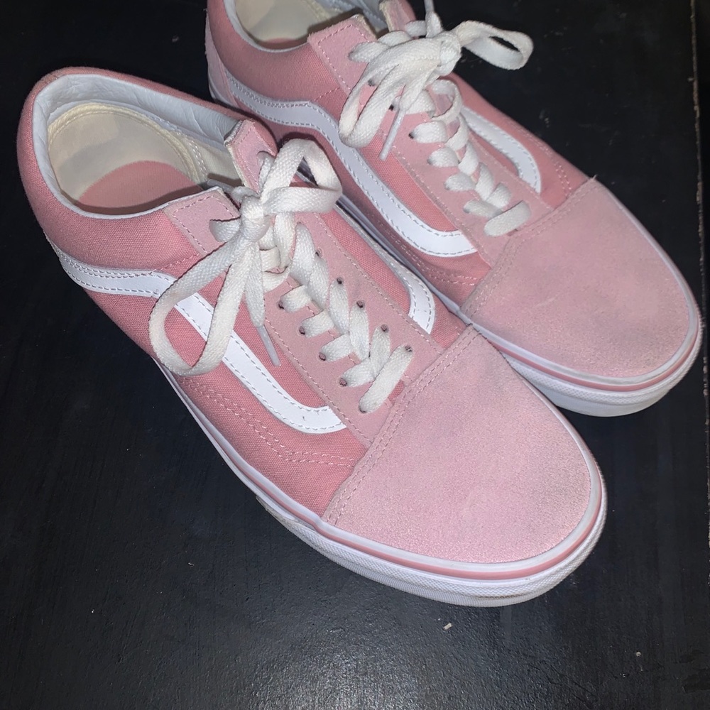 Vans lace up’s (pink)